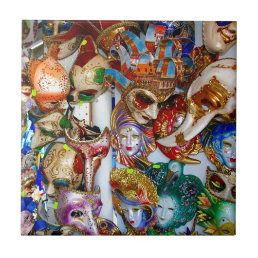 ベニスのマスク タイル (正面)