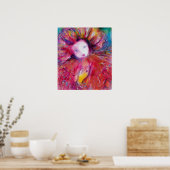 ベニスの仮装/赤のマスク ポスター (キッチン)