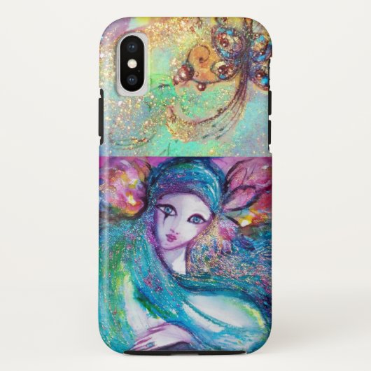 ベニスの仮装/青のマスク Case-Mate iPhoneケース (裏面)