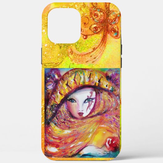 ベニスの仮装 – 黄色のマスク Case-Mate iPhoneケース (裏面)