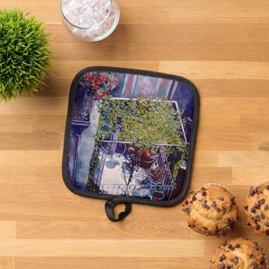 ベニスの午後 鍋敷き (トップダウン)