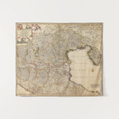 ベニスの地域の地図、イタリア タペストリー (正面(横))