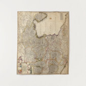 ベニスの地域の地図、イタリア タペストリー (正面)