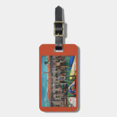 ベニスの場面の荷物のラベル ラゲッジタグ (正面縦)