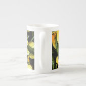 ベニスの家庭でマグ-ズッキーニの花 ボーンチャイナマグカップ (裏面)