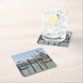 ベニスの景色のコースターの休暇 スクエアペーパーコースター (インサイチュ)