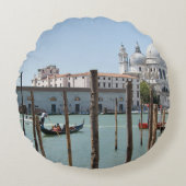 ベニスの景色の円形の枕の休暇 ラウンドクッション (正面)