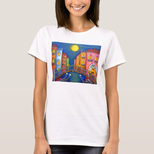 ベニスの月明りのキャミソール Tシャツ (正面)