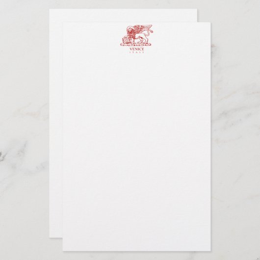 ベニスの紋章付き外衣 便箋