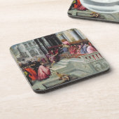 ベニスの総督にリングを与えている漁師 コースター (左側)