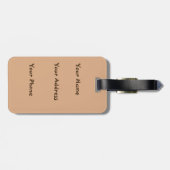 ベニスの荷物のラベル ラゲッジタグ (裏面横)