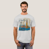 ベニスの陸標のTシャツ Tシャツ (正面フル)