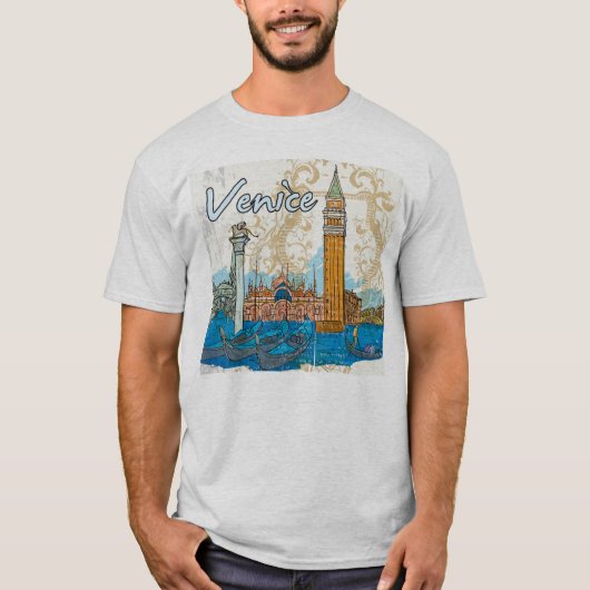 ベニスの陸標のTシャツ Tシャツ (正面)