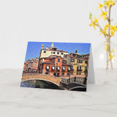 ベニスイタリアカード- (中ブランク) カード (黄色い花)