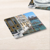 ベニスイタリア スクエアペーパーコースター (アングル)