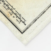 ベニスイタリア(1729年)のヴィンテージの地図 フリースブランケット (角)