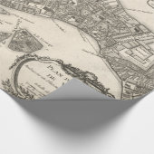ベニスイタリア(1764年)のヴィンテージの地図 ラッピングペーパー (コーナー)