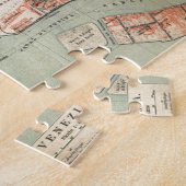 ベニスイタリア(1920年)のヴィンテージの地図 ジグソーパズル (側面)