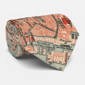 ベニスイタリア(1920年)のヴィンテージの地図 ネクタイ (ロール)