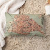 ベニスイタリア(1920年)のヴィンテージの地図 ランバークッション (ブランケット)