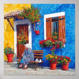 ベニスインスパイア – ヴィレカラフルッジポスタープリント ポスター