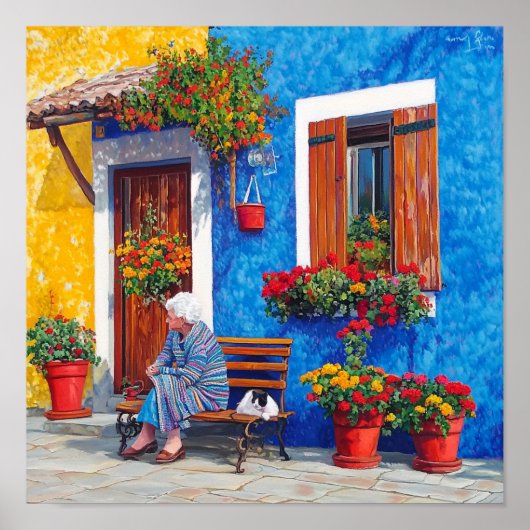 ベニスインスパイア – ヴィレカラフルッジポスタープリント ポスター (正面)