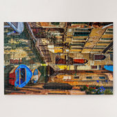 ベニスカラフルの運河 ジグソーパズル (横)