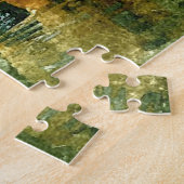 ベニスカラフルウォーターカラーアートのブラノアイランドインヴェネツィア ジグソーパズル (側面)