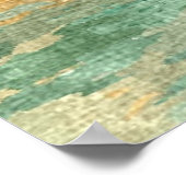 ベニスカラフルカナルグランデアクアレル絵画ズ ポスター (角)