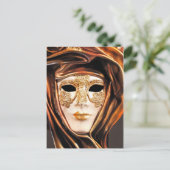 ベニスカーニバルマスク ポストカード (スタンド正面)