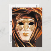 ベニスカーニバルマスク ポストカード (正面/裏面)