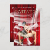 ベニスパーソナライズされたタマスク招待状 招待状 (正面/裏面)