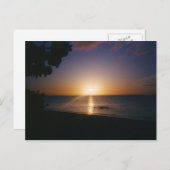 ベニスビーチの夕焼け ポストカード (正面/裏面)