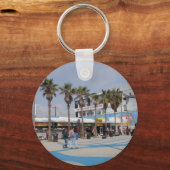 ベニスビーチ，カリフォルニア キーホルダー (正面)