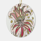 ベニスフェスティバルマスクデザイン セラミックオーナメント (左)