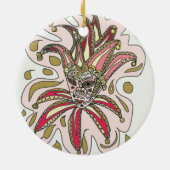 ベニスフェスティバルマスクデザイン セラミックオーナメント (裏面)