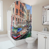 ベニス伝統的のゴンドラ シャワーカーテン (インサイチュ)
