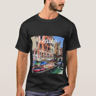 ベニス伝統的のゴンドラ Tシャツ