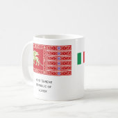 ベニス共和国の歴史的コーヒー・マグ コーヒーマグカップ (正面左)