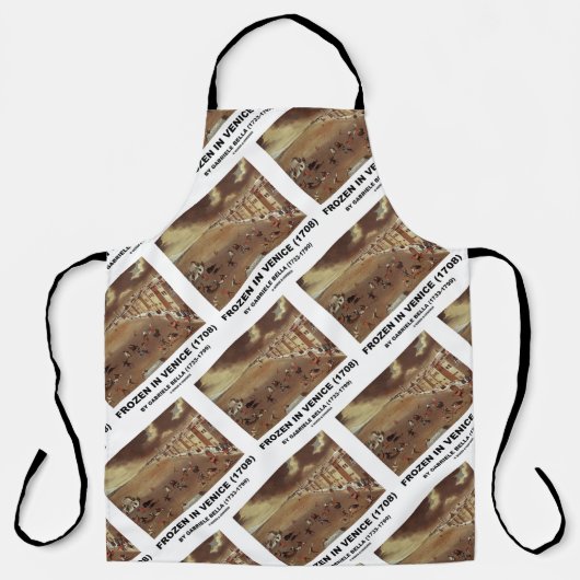 ベニス凍っていで（1708年）ガブリエル・ベラ エプロン (正面)