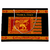 ベニス国旗の大抱き枕 ラージペーパーバッグ (正面)