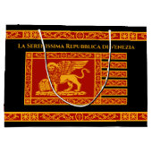 ベニス国旗の大抱き枕 ラージペーパーバッグ (裏面)