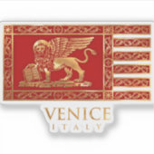 ベニス国旗 シール (正面)