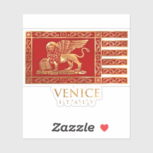 ベニス国旗 シール (シート)