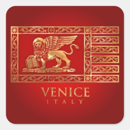 ベニス国旗 スクエアシール