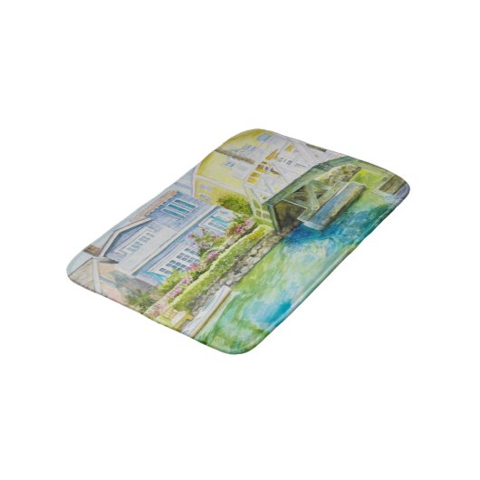 ベニス橋 バスマット (アングル)