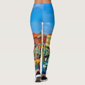 ベニス湖 – MURANO – パノラマ レギンス (裏面)