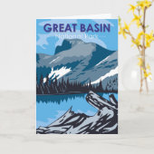 ベニス素晴らしナショナルパークネバダヴィンテージ カード (黄色い花)