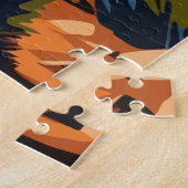 ベニス素晴らしナショナルパークネバダヴィンテージ ジグソーパズル (側面)