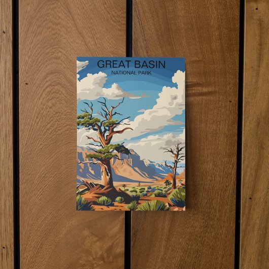 ベニス素晴らしナショナルパークネバダヴィンテージ ポストカード